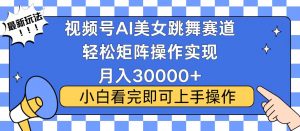 视频号蓝海赛道玩法，当天起号，拉爆流量收益，小白也能轻松月入30000+-搞机圈