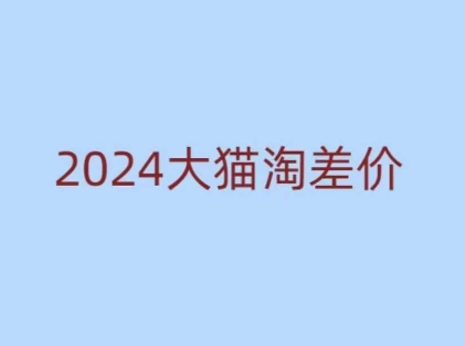 2024版大猫淘差价课程,新手也能学的无货源电商课程-搞机圈
