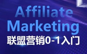 Affiliate Marketing联盟营销0-1入门,联盟营销基本逻辑 联盟平台逻辑及联盟客逻辑全面详解-搞机圈