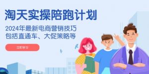 淘天实操陪跑计划，2024年最新电商营销技巧，包括直通车、大促策略等-搞机圈