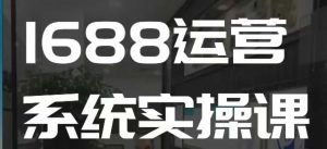 1688高阶运营系统实操课，快速掌握1688店铺运营的核心玩法-搞机圈