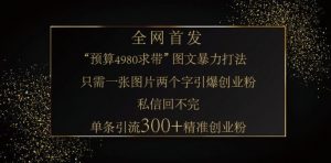 小红书神奇图片引流法，只需一张图，就能单条笔记凭借此方法，轻松引流 300 + 精准创业粉-搞机圈