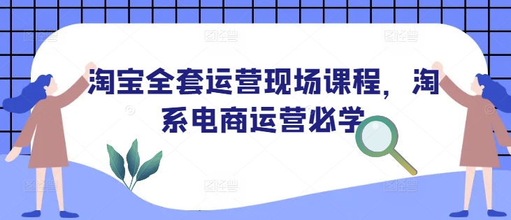 淘宝全套运营现场课程，淘系电商运营必学-搞机圈