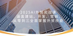 2025AI外贸实战课:涵盖建站、开发、营销, 从零到三全面掌握外贸技能-搞机圈