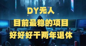 DY无人，目前最稳的项目，矩阵放大边旅游边赚钱，好好好干两年退休-搞机圈