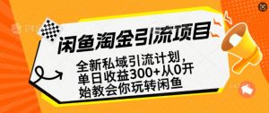 闲鱼淘金私域引流计划，从0开始玩转闲鱼，副业也可以挣到全职的工资-搞机圈