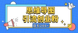暴力引流全平台通用思维导图引流玩法ai一键生成日引200+-搞机圈