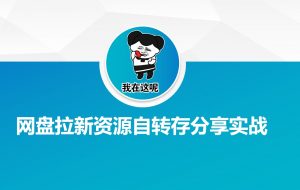 网盘拉新资源自动转存分享实战-搞机圈