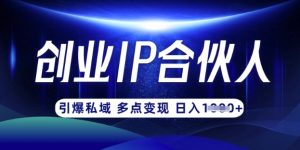 云帆·创业ip合伙人打造3.0，从0到1教你做网创，实现月入过W-搞机圈