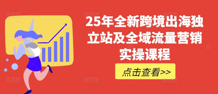25年全新跨境出海独立站及全域流量营销实操课程，跨境电商独立站TIKTOK全域营销普货特货玩法大全-搞机圈