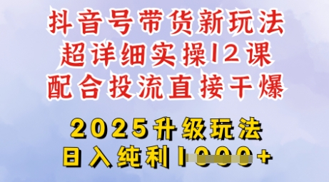 2025全新升级抖音带货玩法，一天纯利四位数，从剪辑到选品再到发布投流，超详细玩法揭秘-搞机圈
