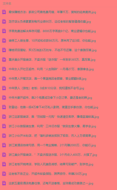 图片[1]-(9607期)真实有效391套商业模式，年入几十到几百万案例解析(电子书+视频+图文)-搞机圈