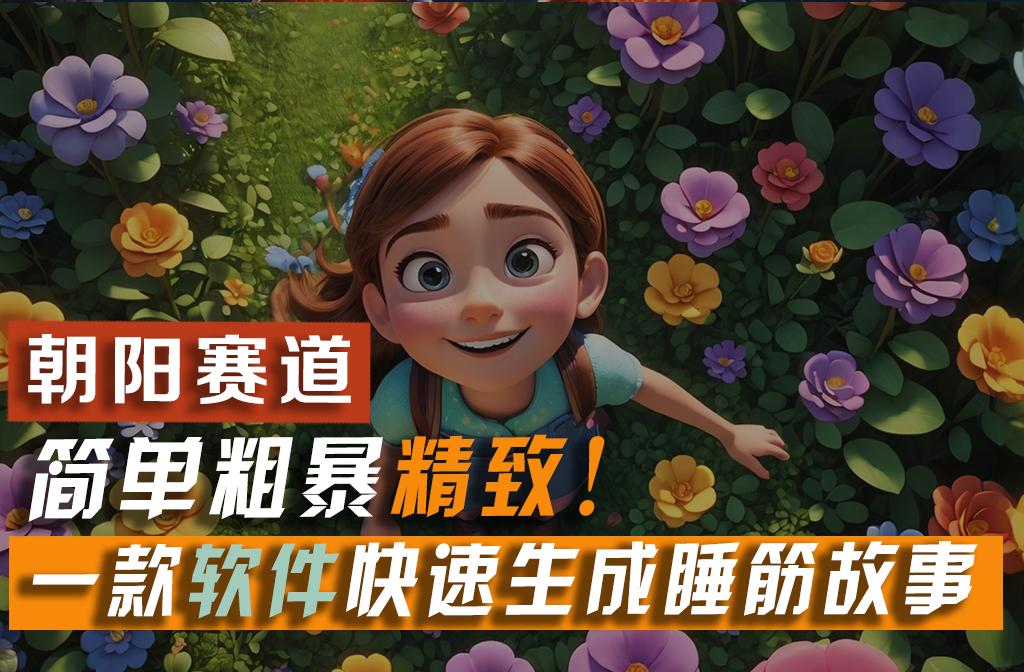 利用一款软件5分钟一条爆款睡筋故事，简单粗暴精致！小白月入2w+-搞机圈