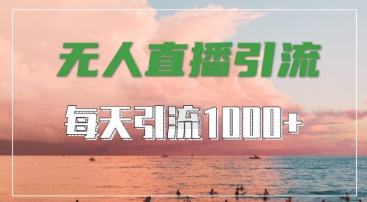 抖音快手视频号全平台通用，无人直播引流法，超暴力引流1000+高质量精准创业粉【揭秘】-搞机圈