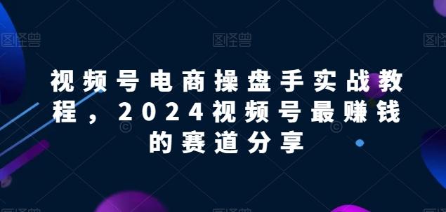 视频号电商实战教程，2024视频号最赚钱的赛道分享-搞机圈