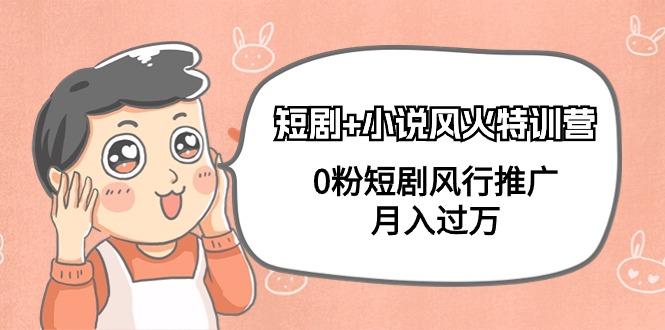 (9374期)短剧+小说风火特训营，0粉短剧风行推广，月入过万(102节课)-搞机圈