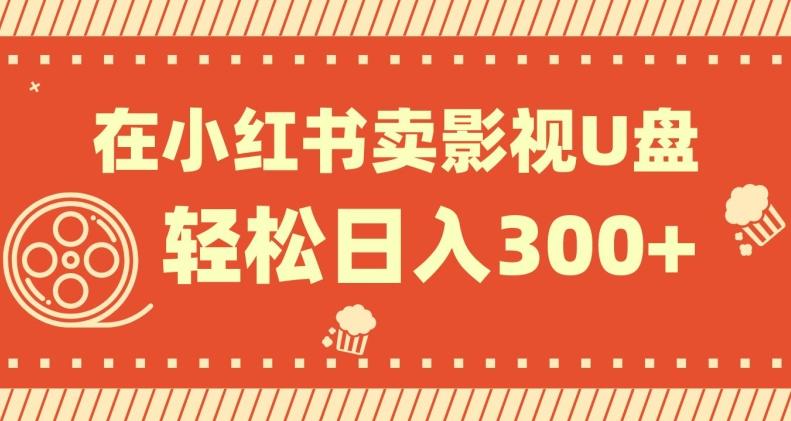 在小红书上卖影视U盘，轻松日入300+，操作简单，小白可轻松上手-搞机圈