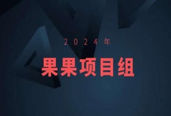 2024年果果项目组项目合集-果果最新项目-搞机圈