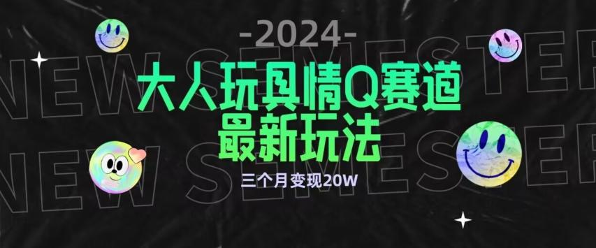 全新大人玩具情Q赛道合规新玩法，公转私域不封号流量多渠道变现，三个月变现20W【揭秘】-搞机圈