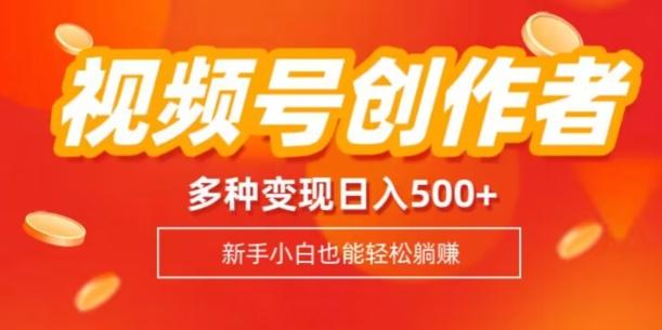 视频号创作者计划，多种变现方式，日入500+【内附1080g视频素材】-搞机圈