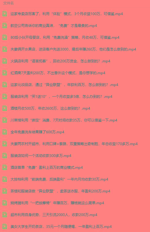 图片[5]-(9607期)真实有效391套商业模式，年入几十到几百万案例解析(电子书+视频+图文)-搞机圈