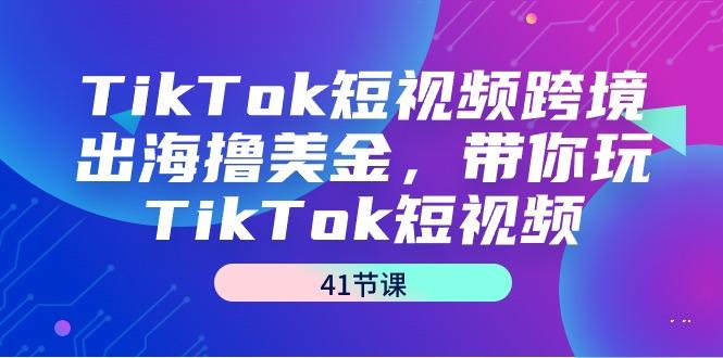 TikTok短视频跨境出海撸美金，带你玩TikTok短视频(41节课)-搞机圈