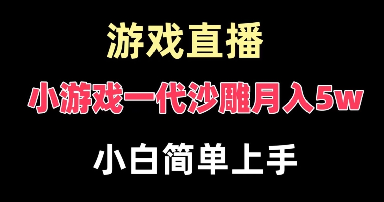 玩小游戏一代沙雕月入5w，爆裂变现，快速拿结果，高级保姆式教学【揭秘】-搞机圈