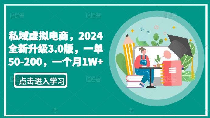 私域虚拟电商，2024全新升级3.0版，一单50-200，一个月1W+【揭秘】-搞机圈