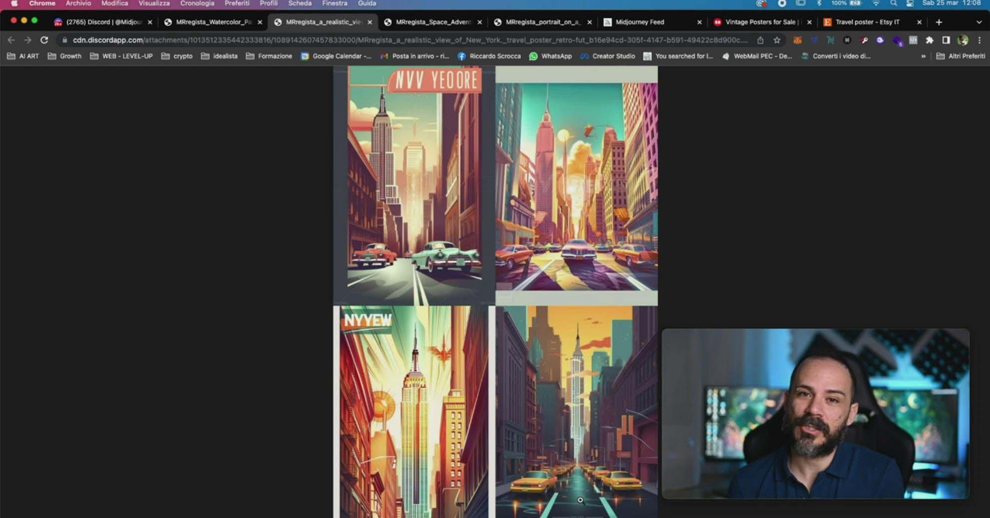 图片[10]-Midjourney AI人工智能创建和销售令人惊叹的海报教程-10节课-中英字幕-搞机圈