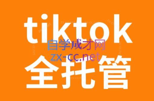 TikTok跨境电商全托管运营模式精品课-搞机圈
