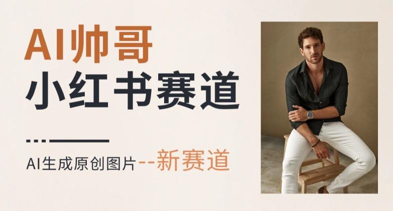 AI一键生成帅哥，新思路新赛道，涨粉迅速，轻松月入过万-搞机圈