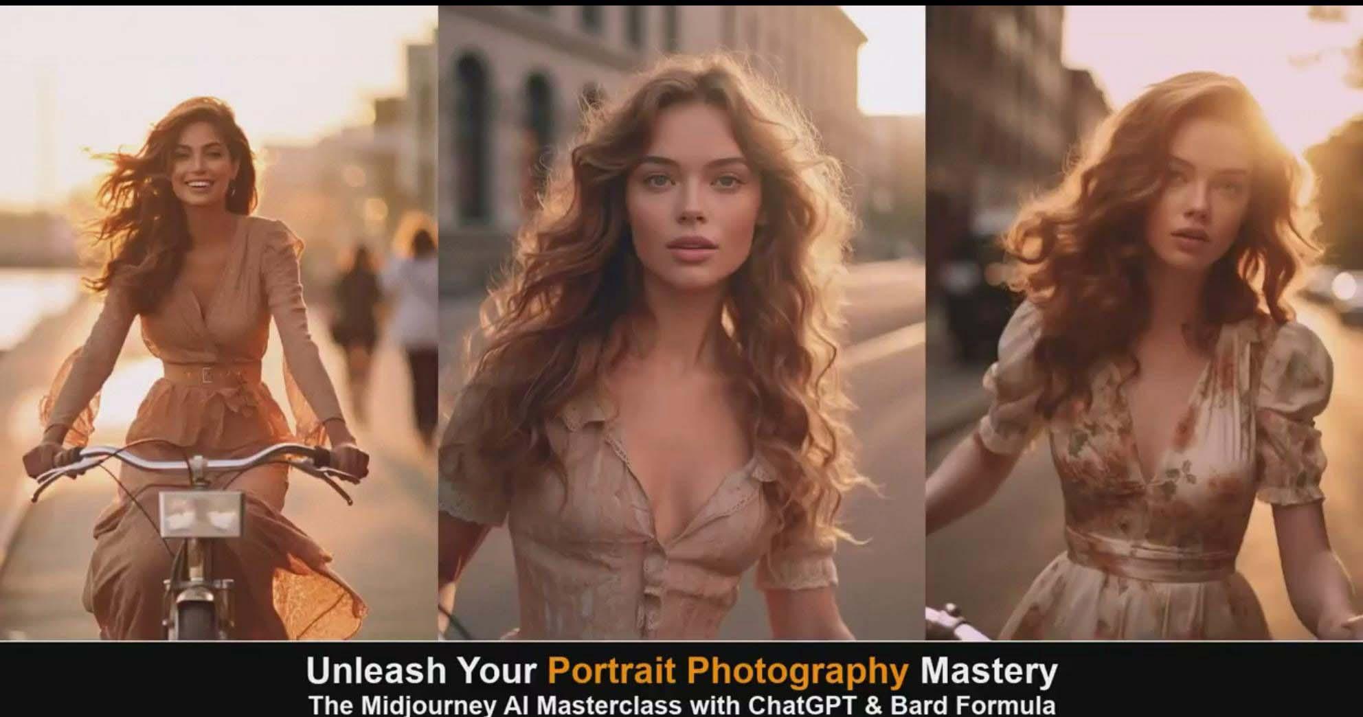 图片[4]-(9312期)Midjourney v5 ChatGPT 和 Bard AI人工智能人像摄影大师班-15节-中英字幕-搞机圈