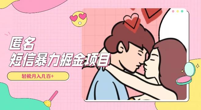 全网首发，揭秘超冷门匿名短信项目，通过信息差日入几百+【揭秘】-搞机圈