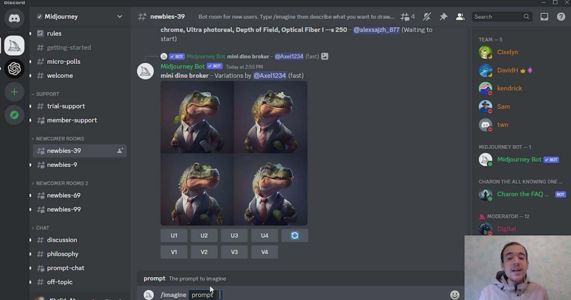 图片[1]-Midjourney 精通教程-使用Midjourney AI创建美丽艺术图像-36节课-中英字幕-搞机圈