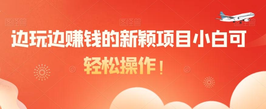 边玩边赚钱的新颖项目小白可轻松操作！-搞机圈