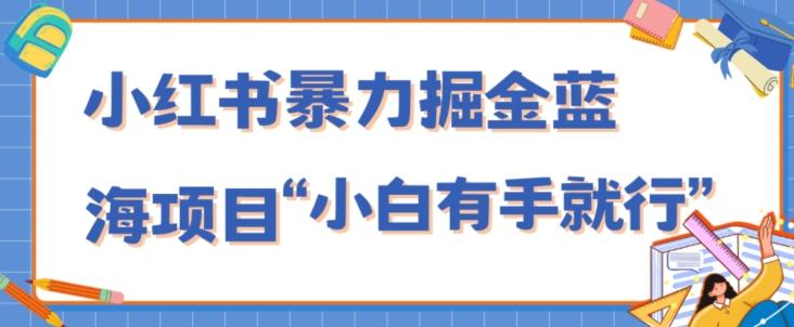 小红书暴力掘金蓝海项目，轻松日入1000+、小白有手就行（附新引流方法，不违规）-搞机圈