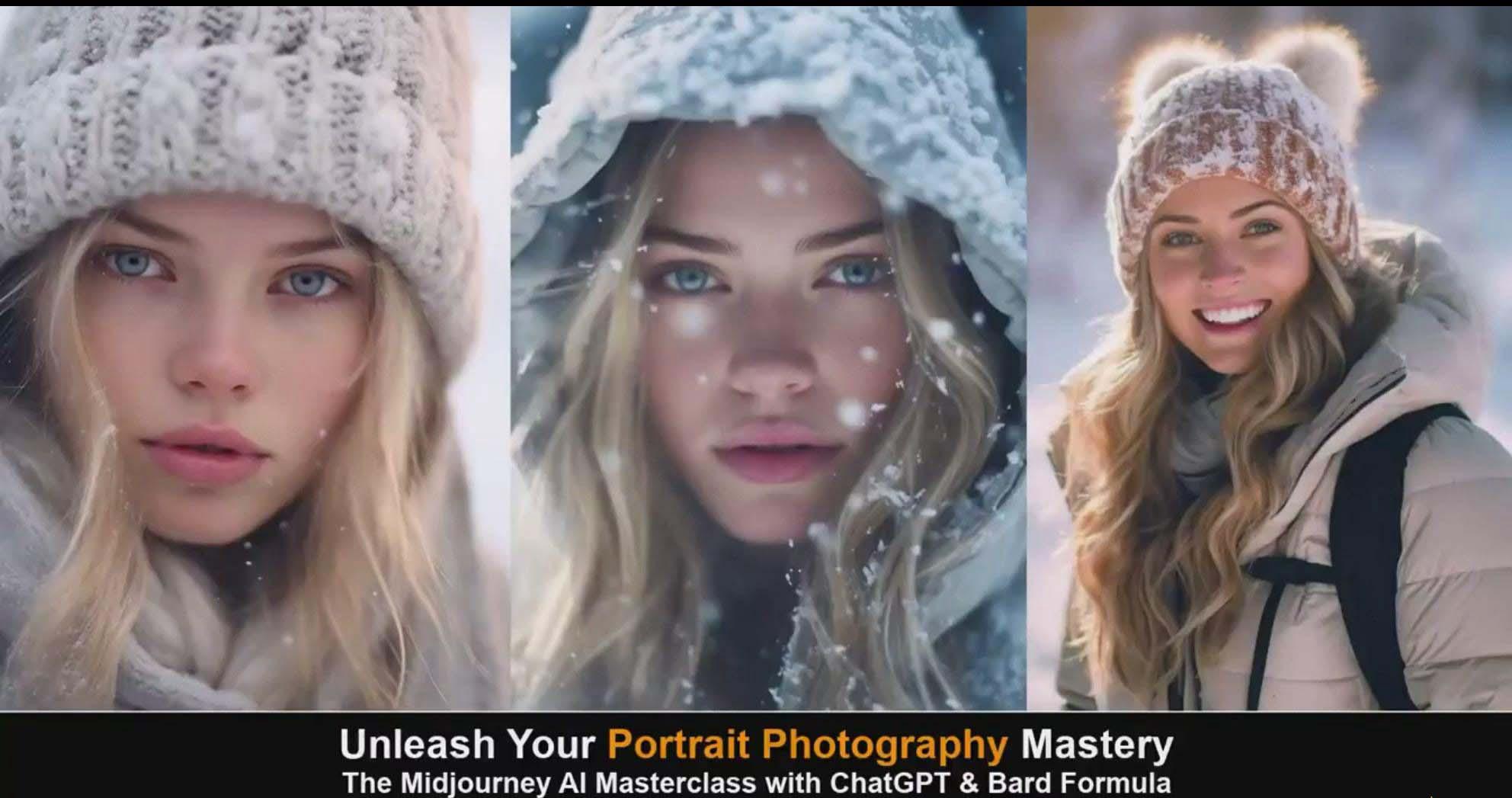 图片[5]-(9312期)Midjourney v5 ChatGPT 和 Bard AI人工智能人像摄影大师班-15节-中英字幕-搞机圈